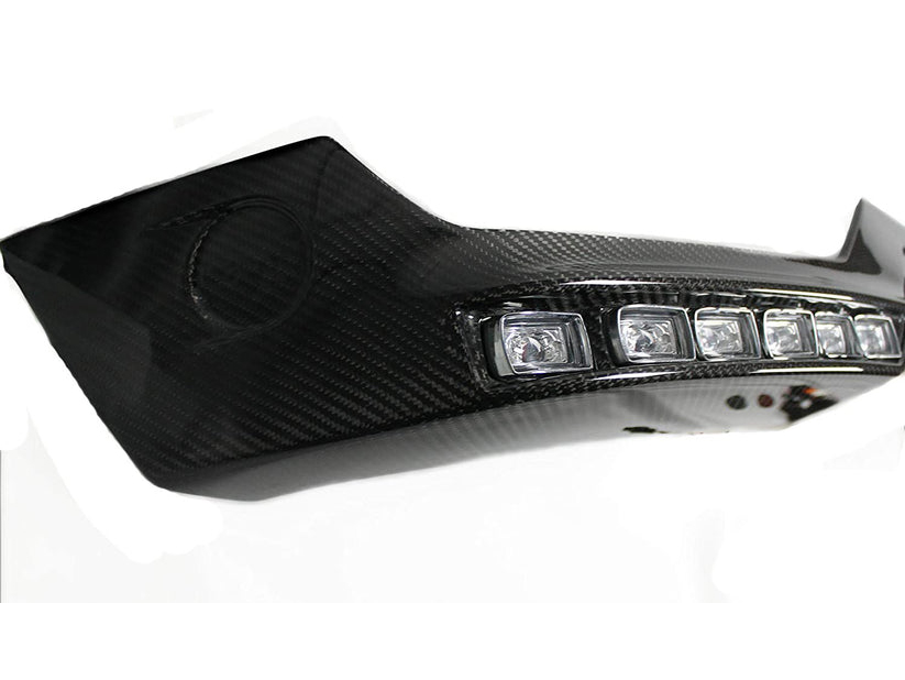 Mercedes-Benz G-Wagon W463 Brabus Carbon Fiber Front Bumper LED Lip Spoiler